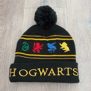 Harry Potter Hogwarts Pom Beanie Hat